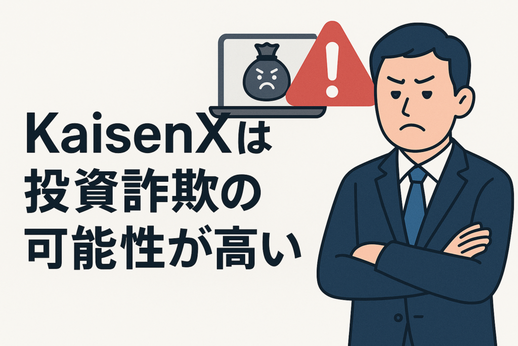 KaisenXは投資詐欺の可能性が高い