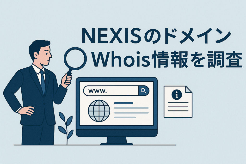 NEXISのドメインwhois情報を調査