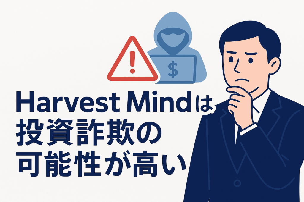 Harvest Mind(ハーベストマインド)は投資詐欺の可能性が高い