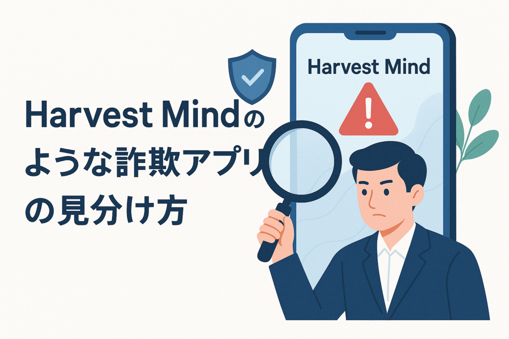 Harvest Mindのような詐欺アプリの見分け方