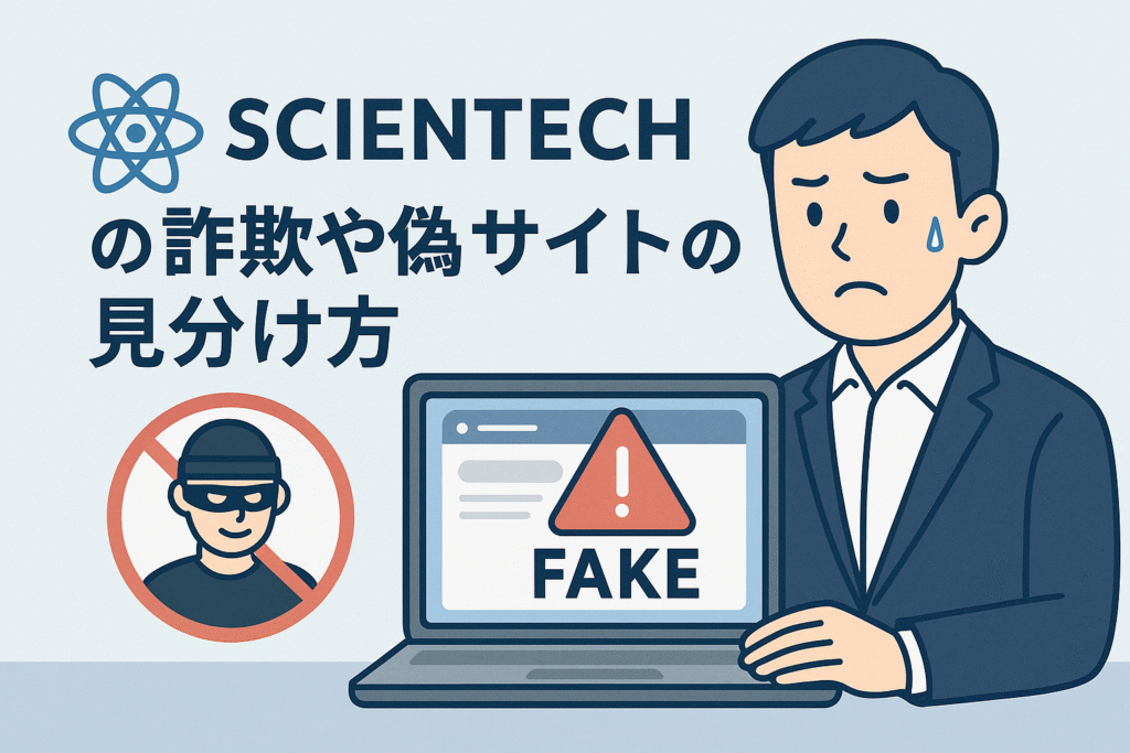 SCIENTECHの詐欺や偽サイトの見分け方