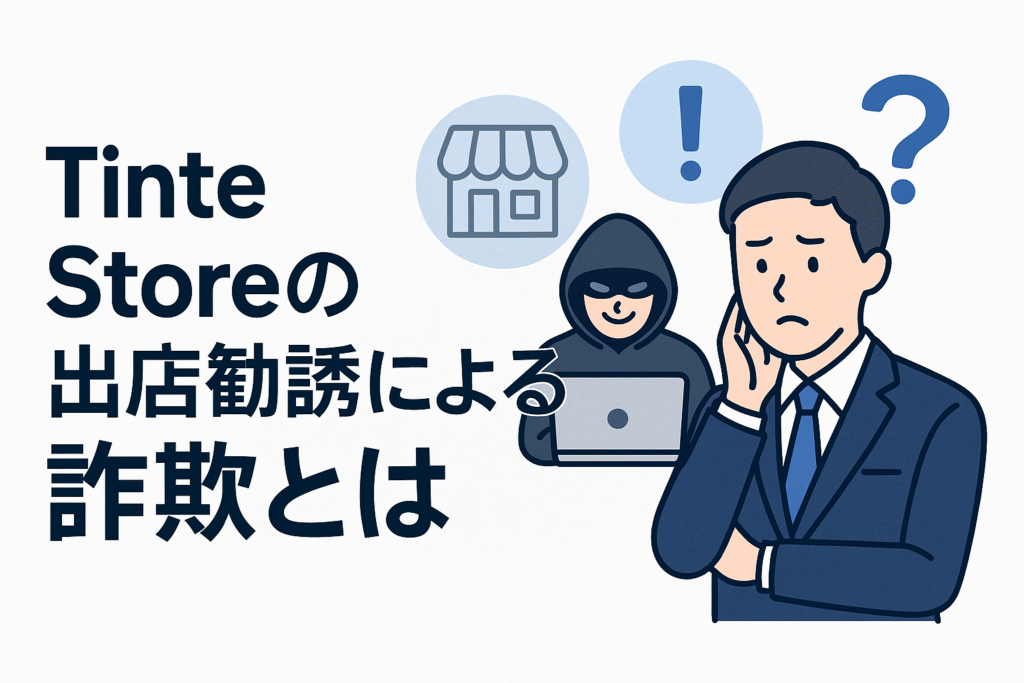 Tinte Storeの出店勧誘による詐欺とは
