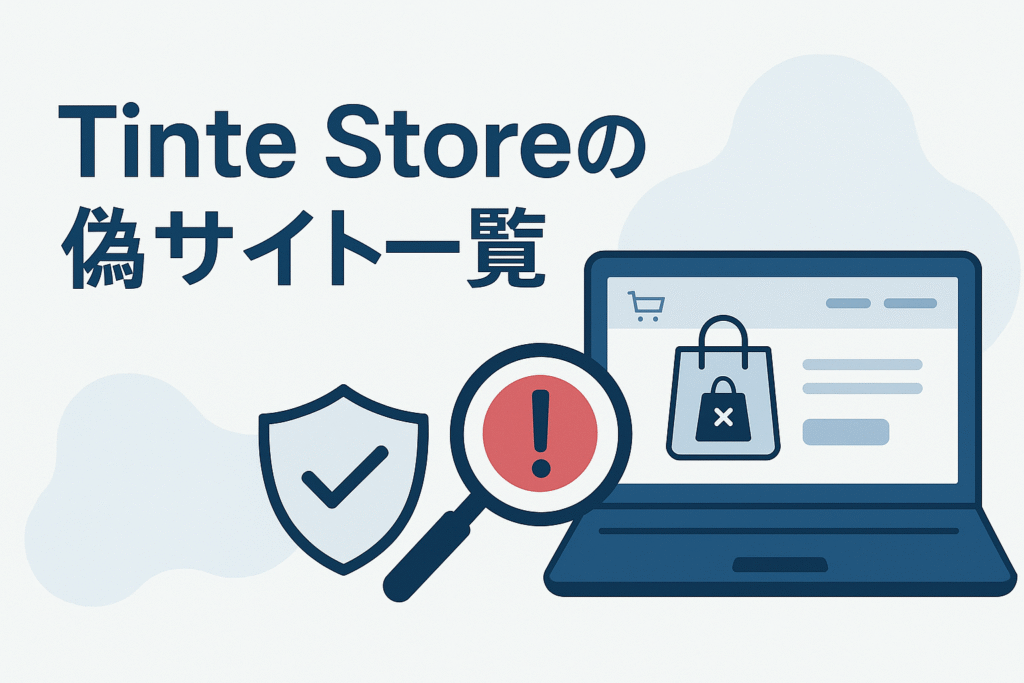 Tinte Storeの偽サイト一覧
