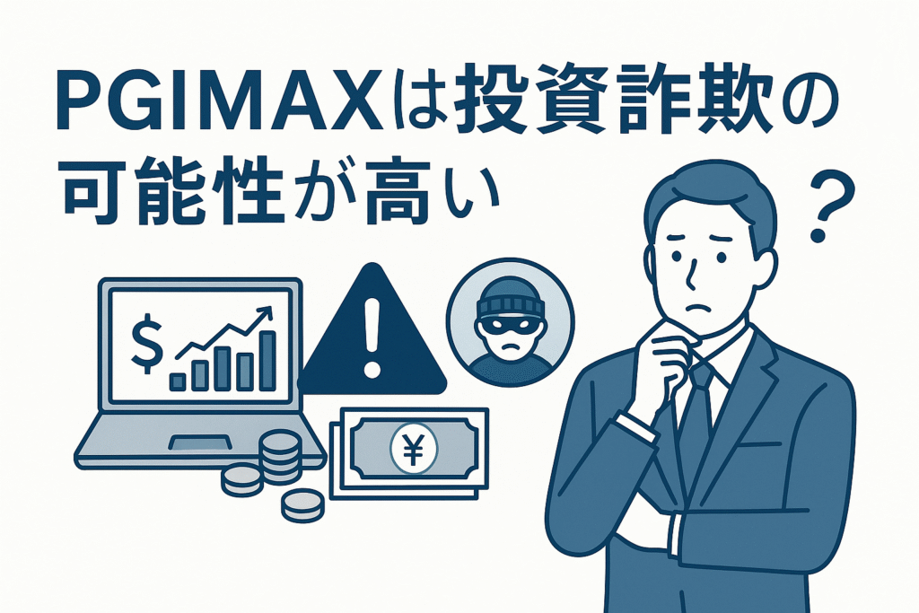 PGIMAXは投資詐欺の可能性が高い