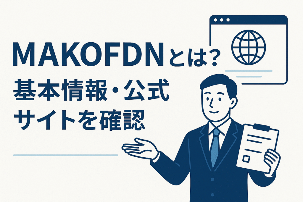MAKOFDNとは？基本情報・公式サイトを確認