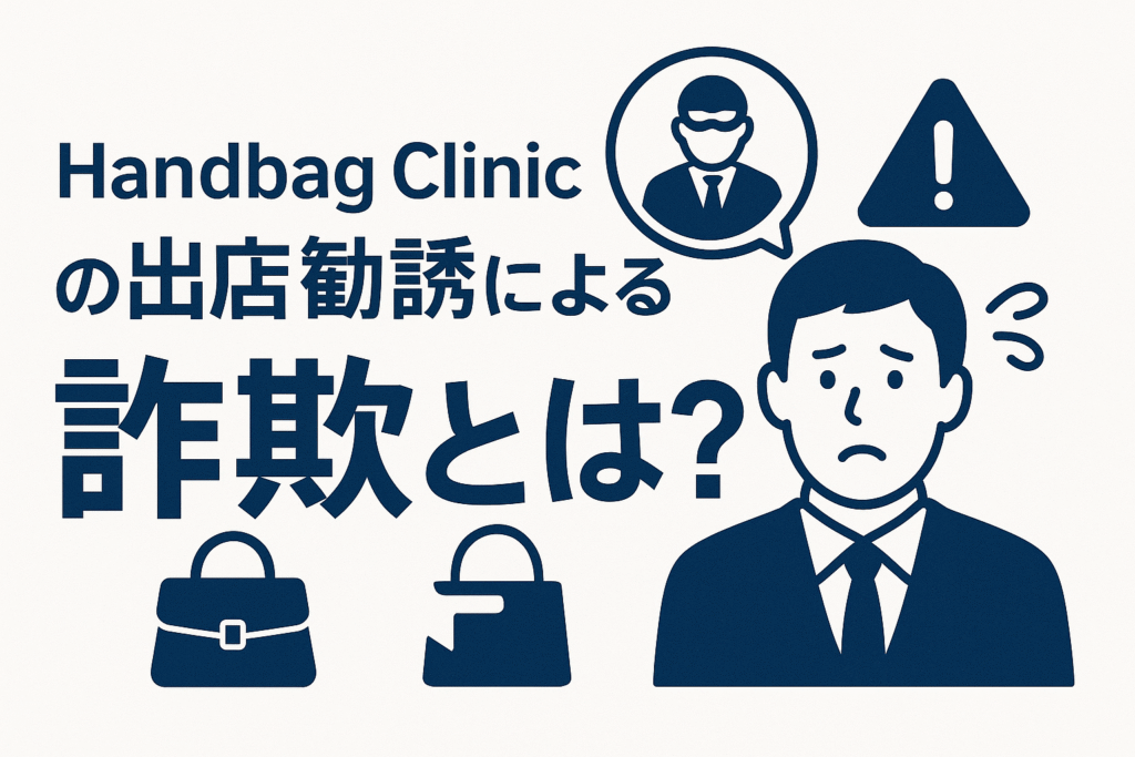 Handbag Clinicの出店勧誘による詐欺とは
