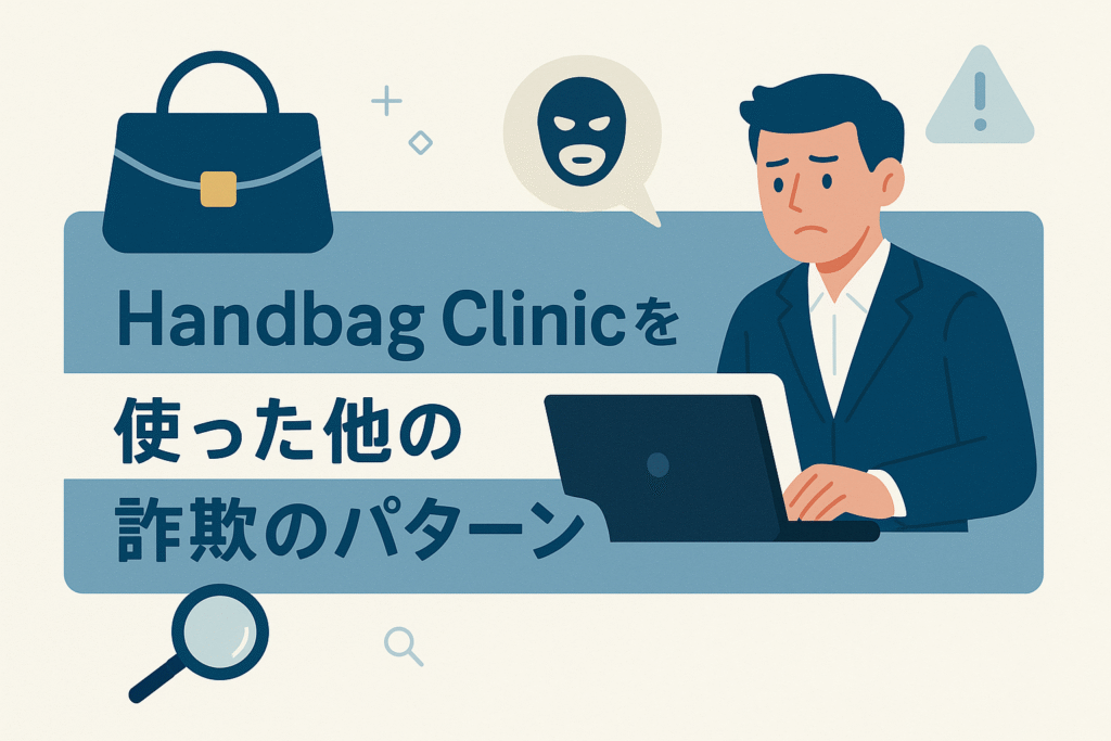 Handbag Clinicを使った他の詐欺のパターン