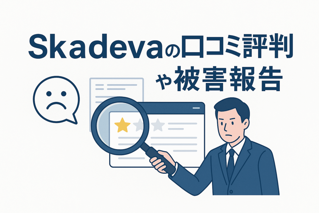 Skadevaの口コミ評判や被害報告