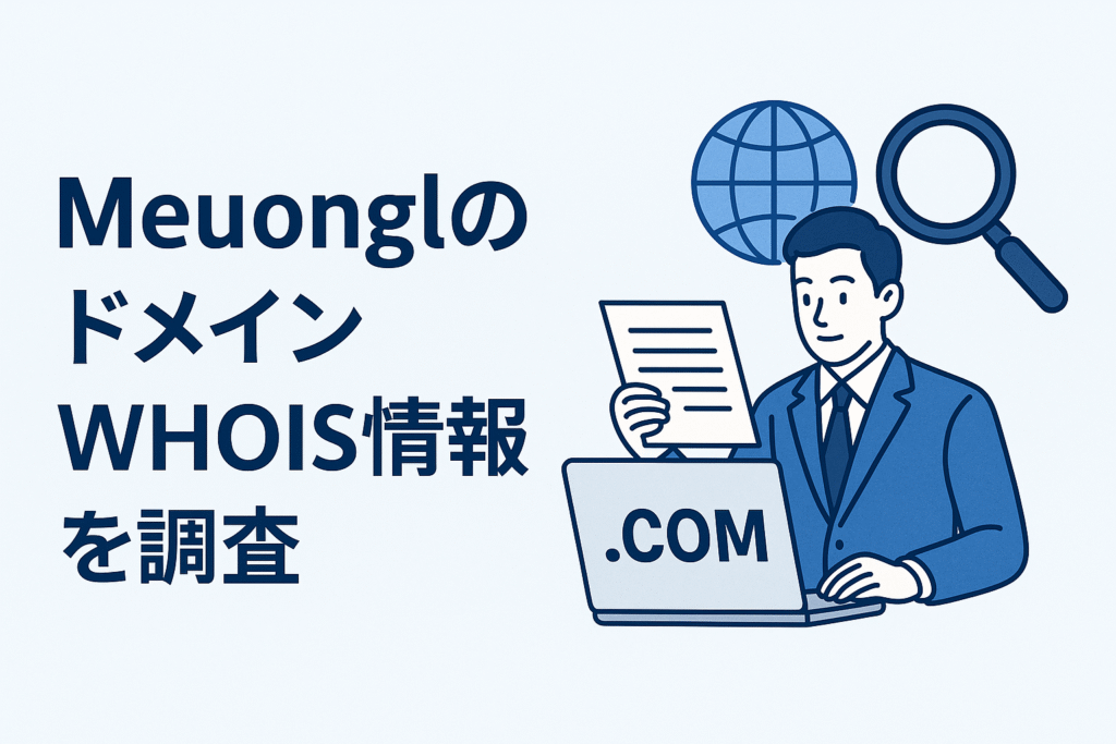 Meuoenglのドメインwhois情報を調査