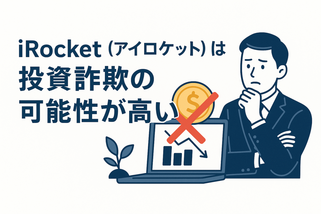 iRocket（アイロケット）は投資詐欺の可能性が高い