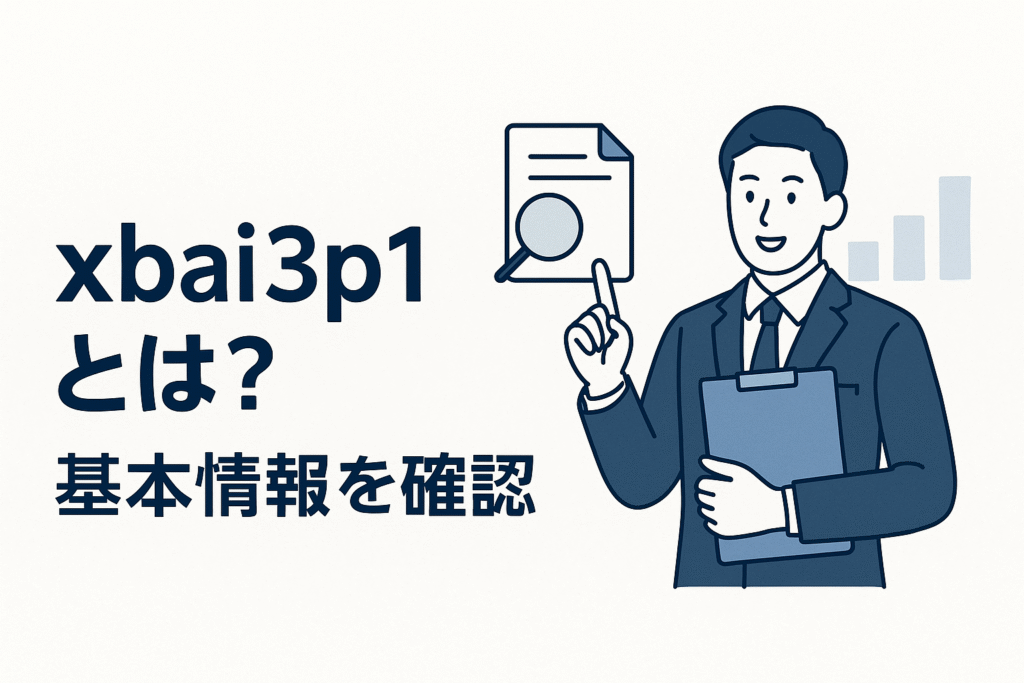xbai3p1とは？基本情報を確認