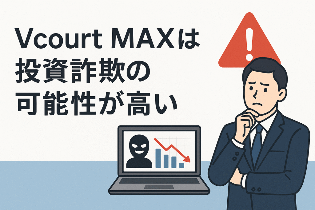 Vcourt MAXは投資詐欺の可能性が高い