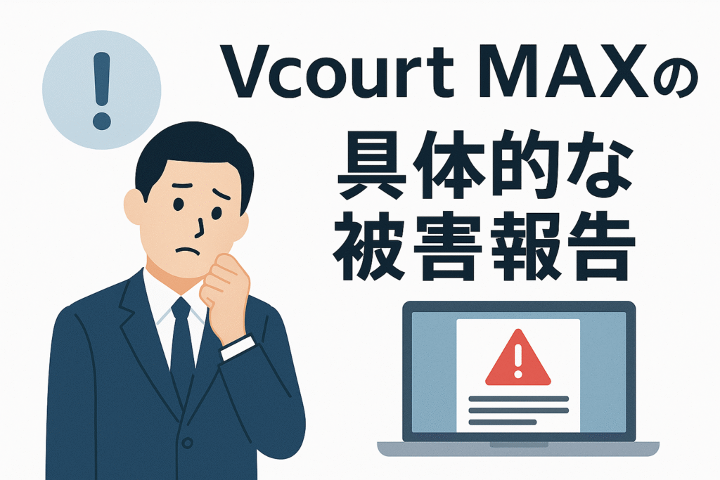 Vcourt MAXの具体的な被害報告