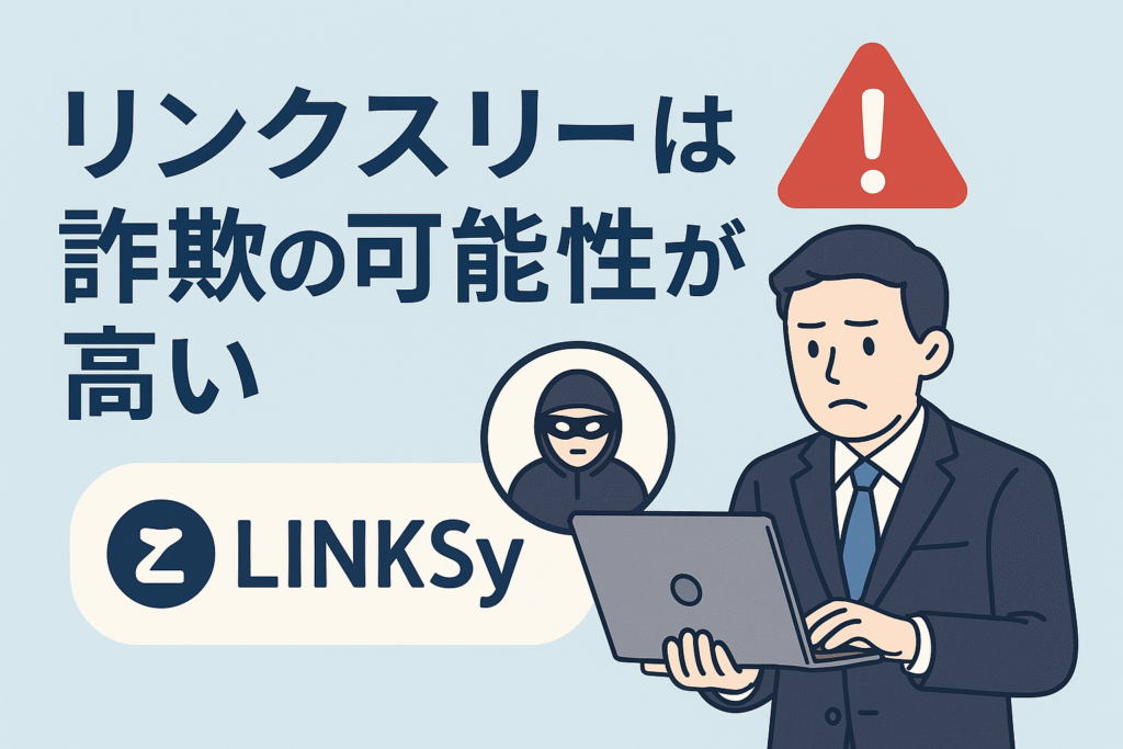リンクスリーは詐欺の可能性が高い