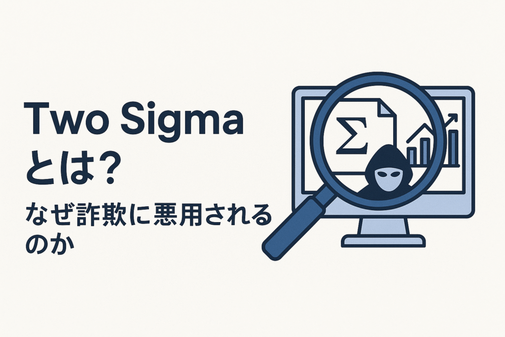 Two Sigmaとは？なぜ詐欺に悪用されるのか