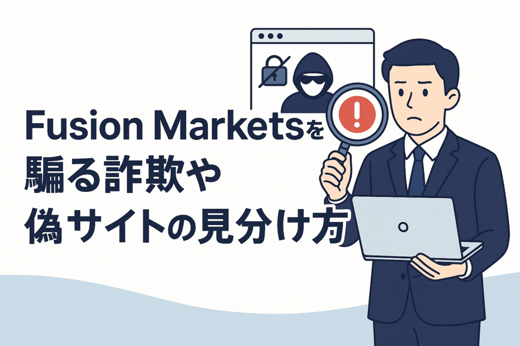 Fusion Marketsを騙る詐欺や偽サイトの見分け方