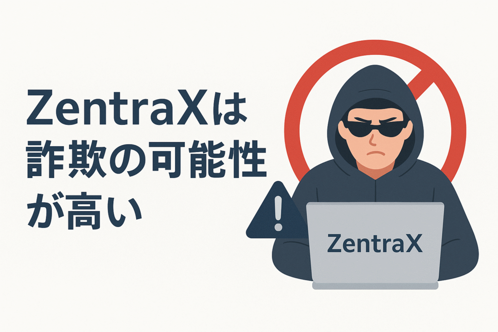 ZentraXは詐欺の可能性が高い