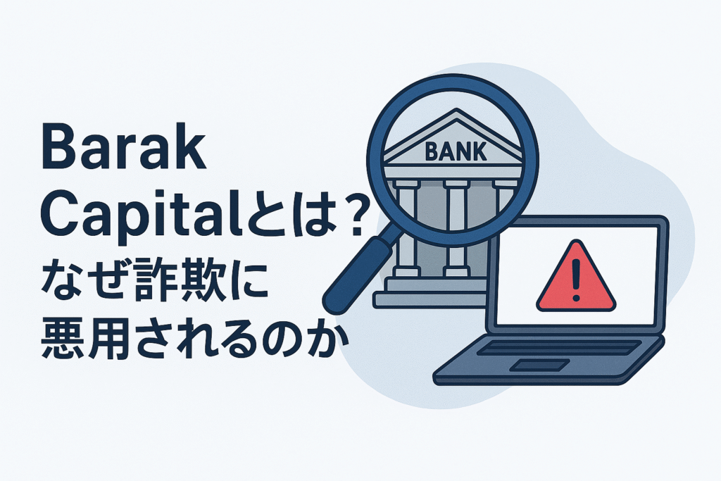 Barak Capitalとは？なぜ詐欺に悪用されるのか