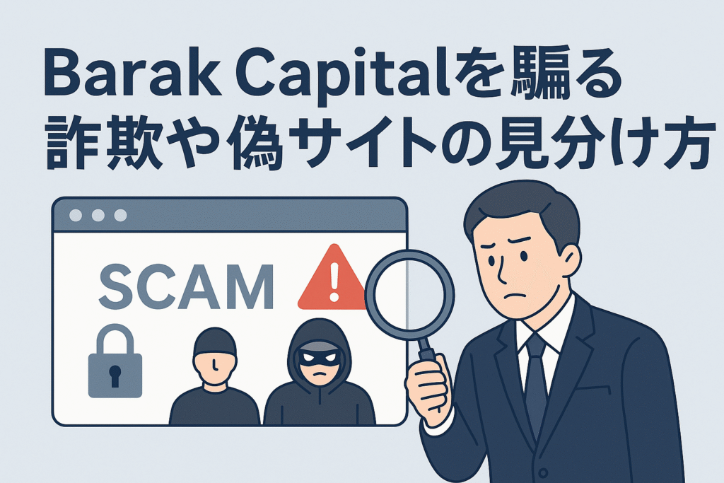 Barak Capitalを騙る詐欺や偽サイトの見分け方