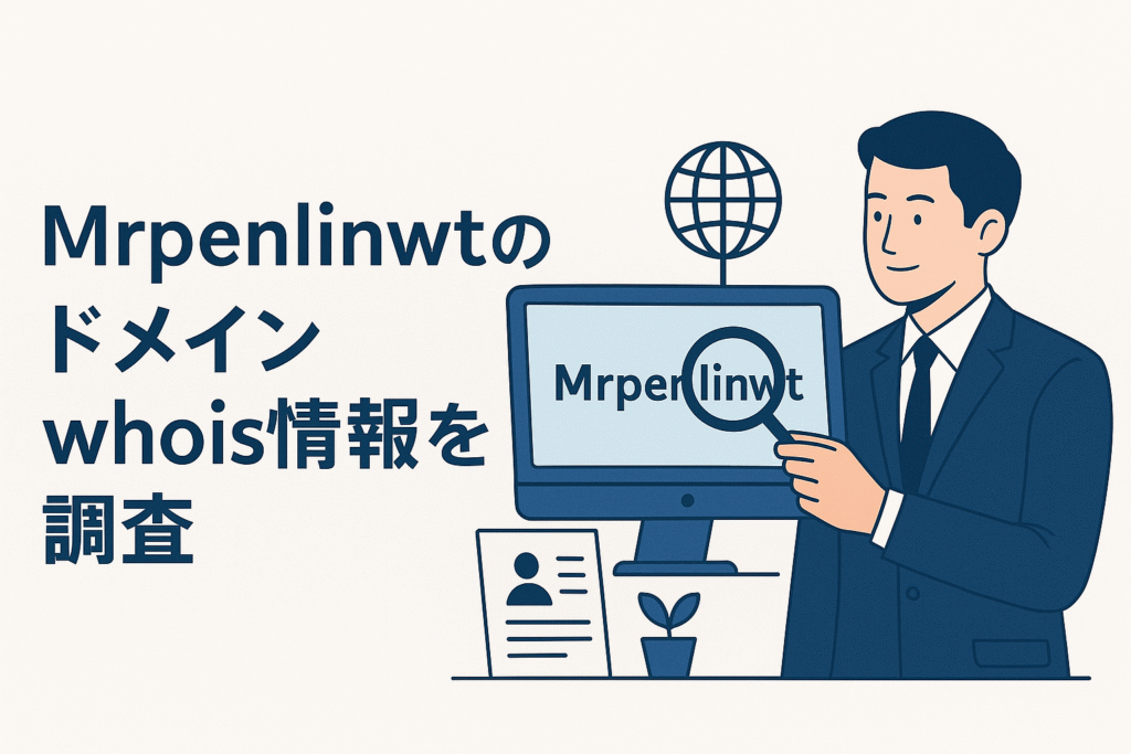 Mrpenlinwtのドメインwhois情報を調査