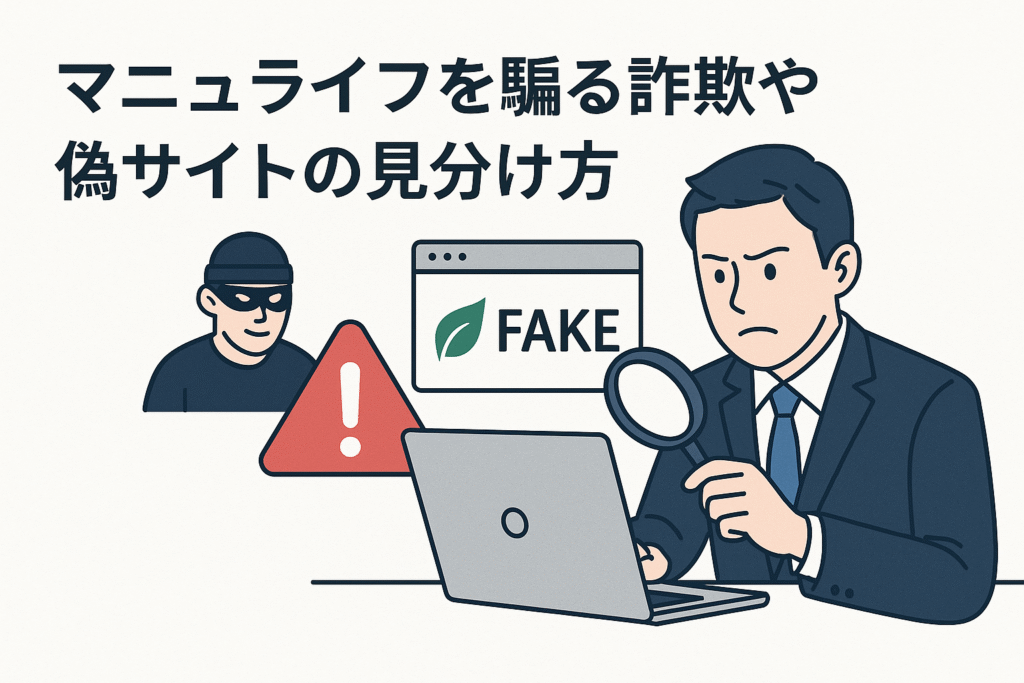 マニュライフを騙る詐欺や偽サイトの見分け方