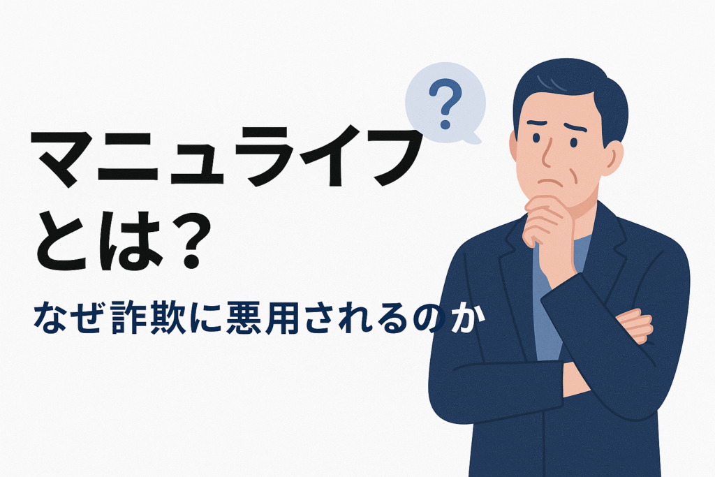 マニュライフとは?なぜ詐欺に悪用されるのか