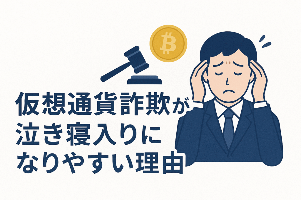 仮想通貨詐欺が泣き寝入りになりやすい理由