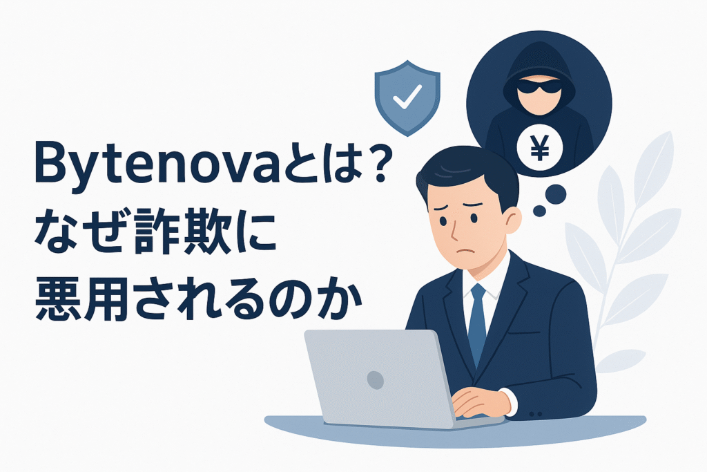 Bytenovaとは？なぜ詐欺に悪用されるのか