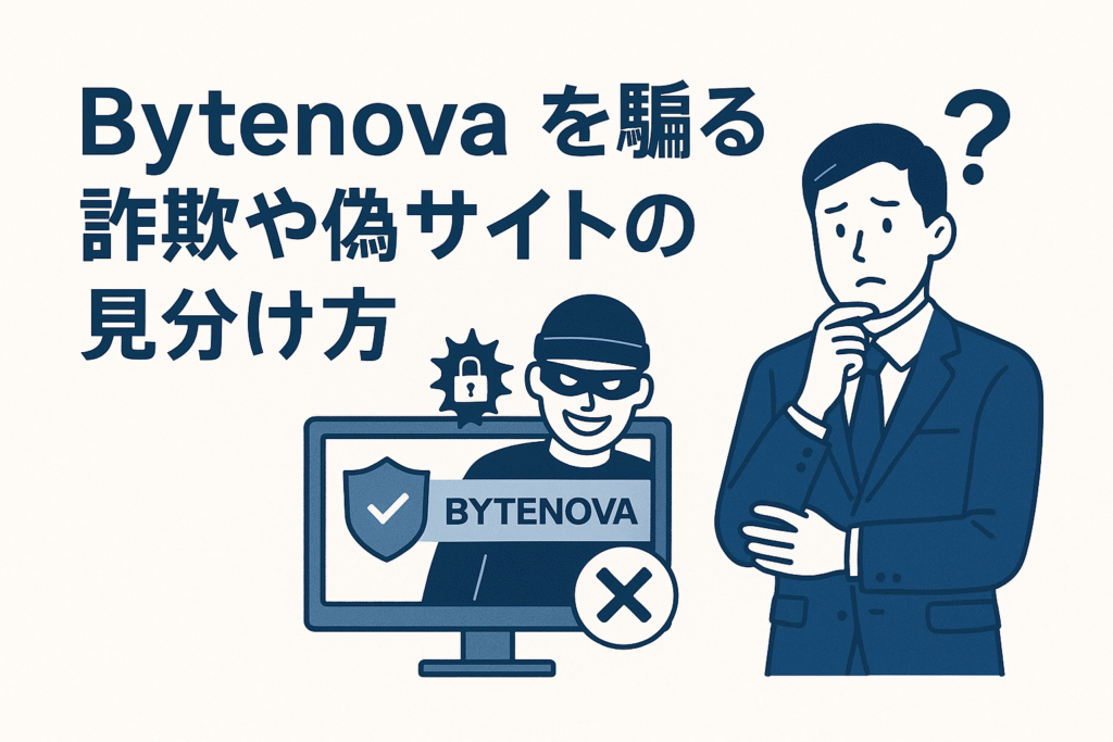 Bytenovaを騙る詐欺や偽サイトの見分け方