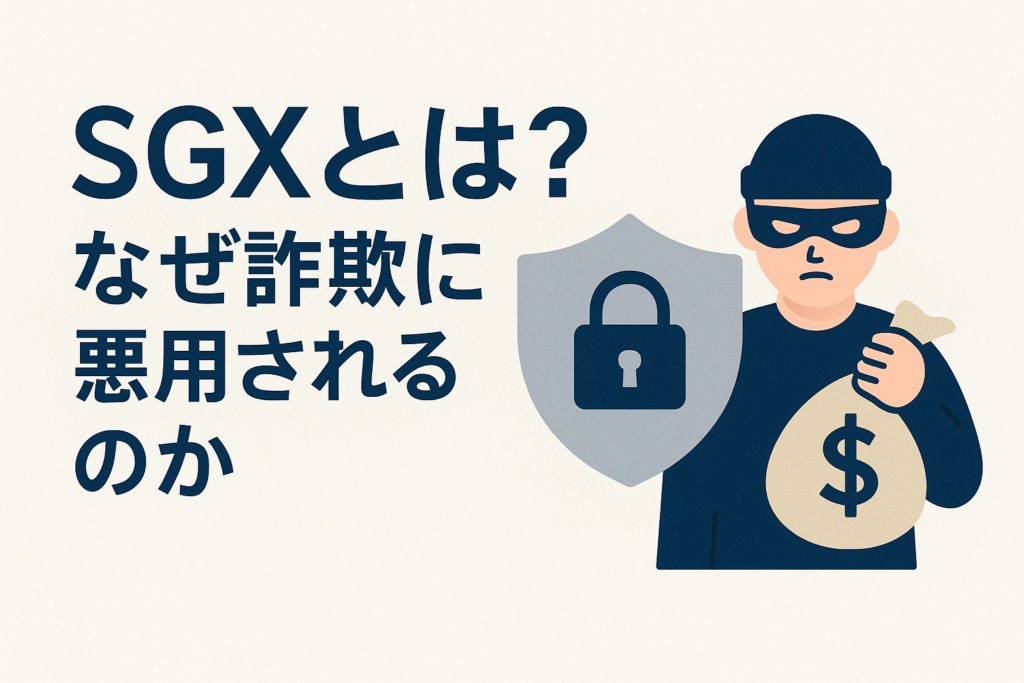 SGXとは？なぜ詐欺に悪用されるのか