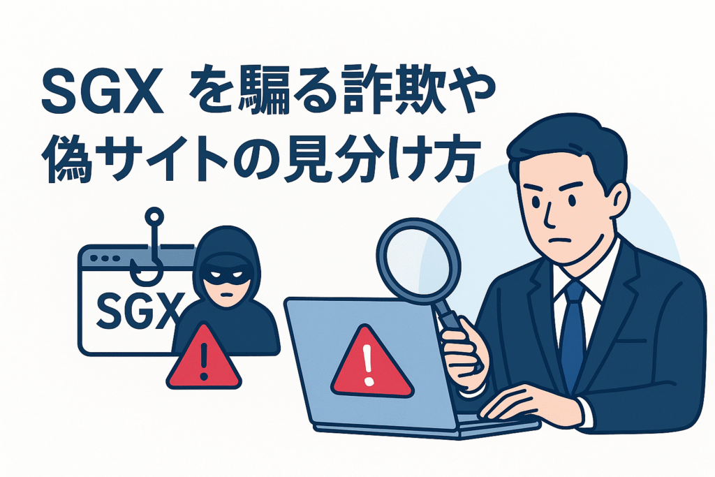 SGXを騙る詐欺や偽サイトの見分け方