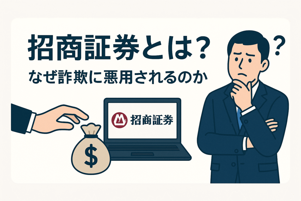 招商証券とは？なぜ詐欺に悪用されるのか