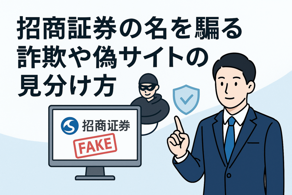 招商証券の名を騙る詐欺や偽サイトの見分け方
