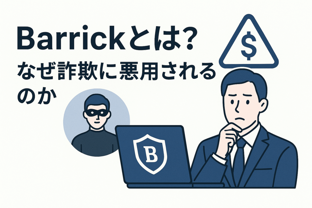 Barrickとは？なぜ詐欺に悪用されるのか