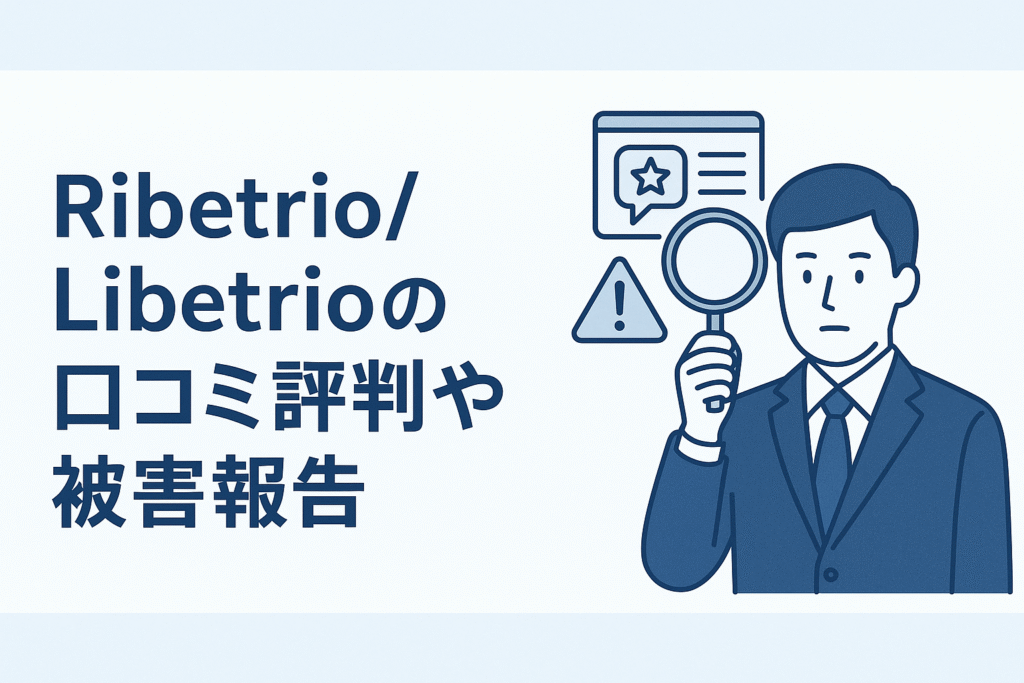Ribetrio/Libetrioの口コミ評判や被害報告