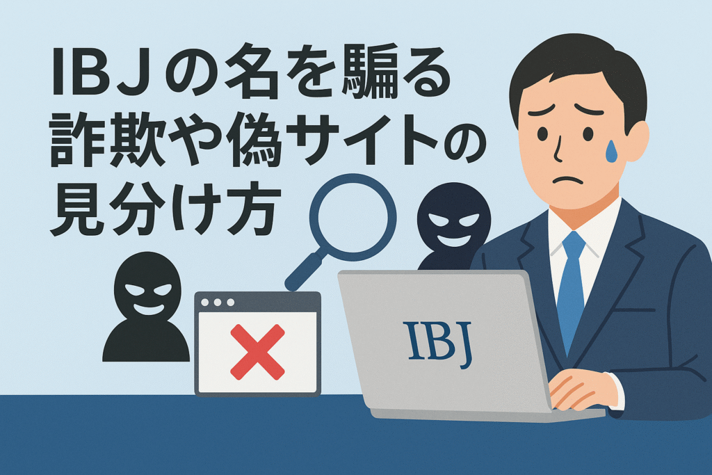 IBJの名を騙る詐欺や偽サイトの見分け方