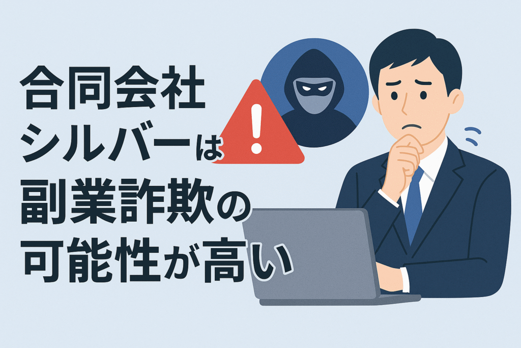 合同会社シルバーは副業詐欺の可能性が高い