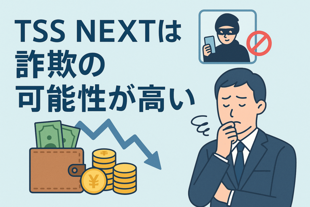 TSS NEXTは詐欺の可能性が高い