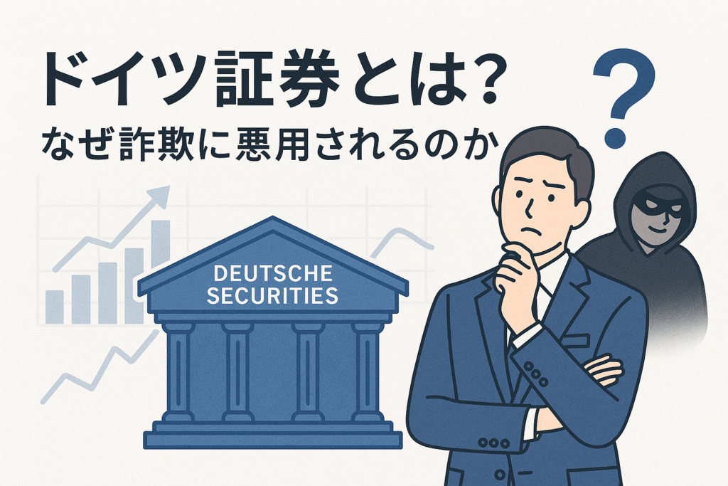 ドイツ証券とは？なぜ詐欺に悪用されるのか