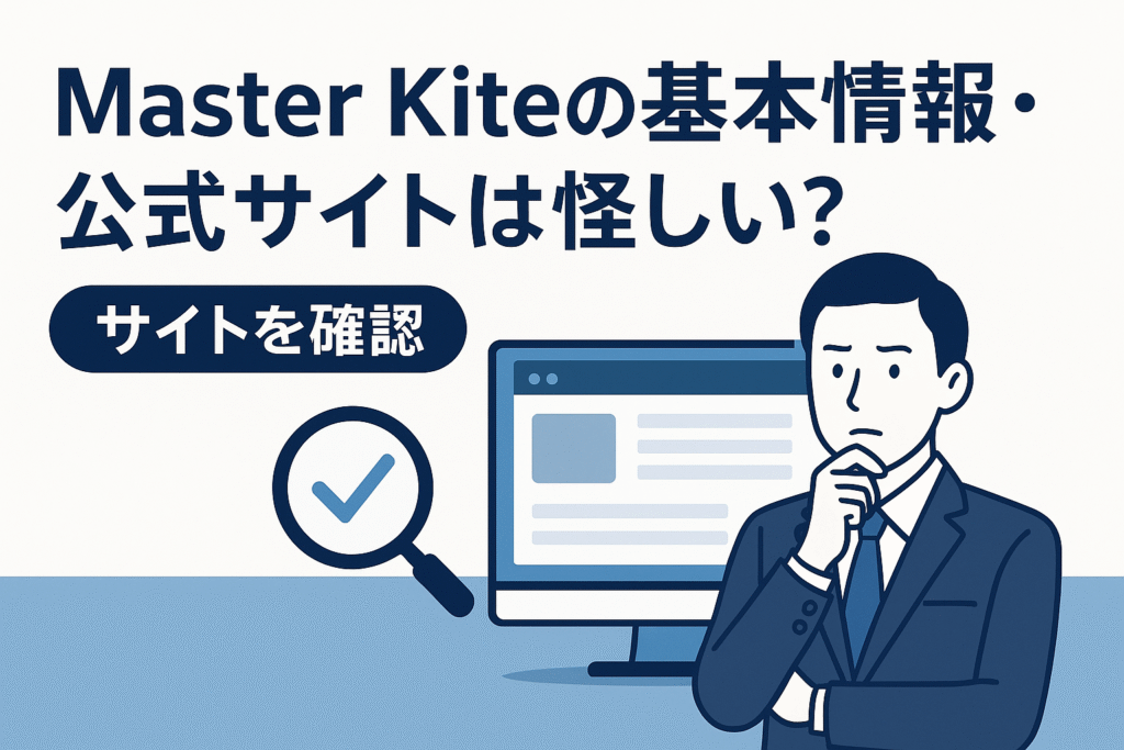 Master Kiteの基本情報・公式サイトは怪しい？サイトを確認