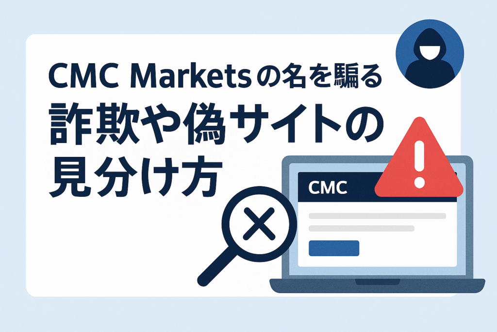 CMC Marketsの名を騙る詐欺や偽サイトの見分け方