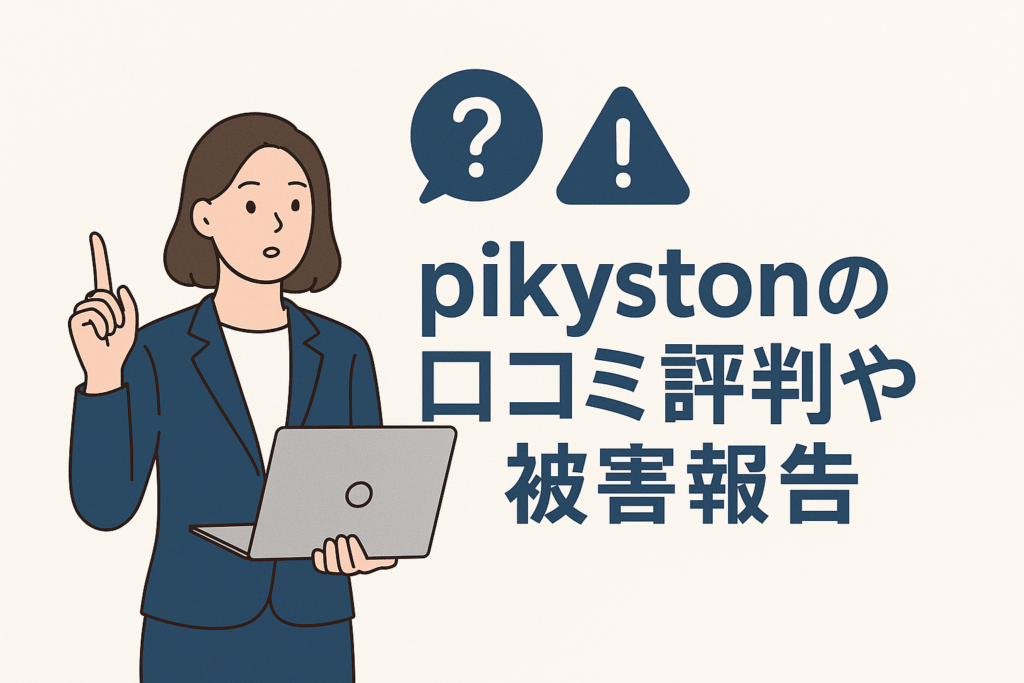 pikystonの口コミ評判や被害報告