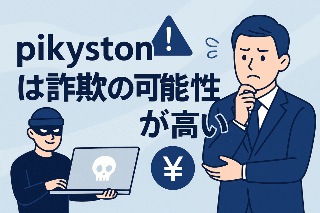 pikystonは詐欺の可能性が高い