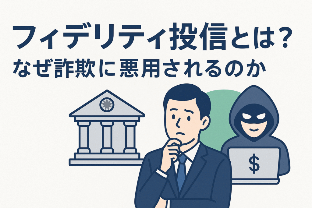 フィデリティ投信とは？なぜ詐欺に悪用されるのか