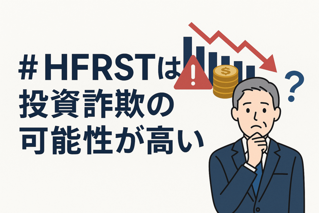 HFRSTは投資詐欺の可能性が高い