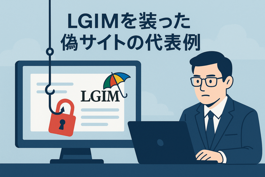 LGIMを装った偽サイトの代表例