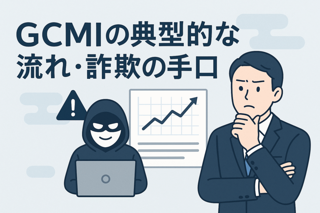 GCMIの典型的な流れ・詐欺の手口