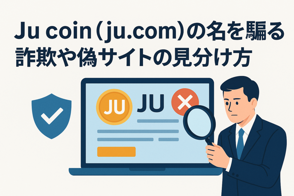Ju coin(Ju.com)の名を騙る詐欺や偽サイトの見分け方
