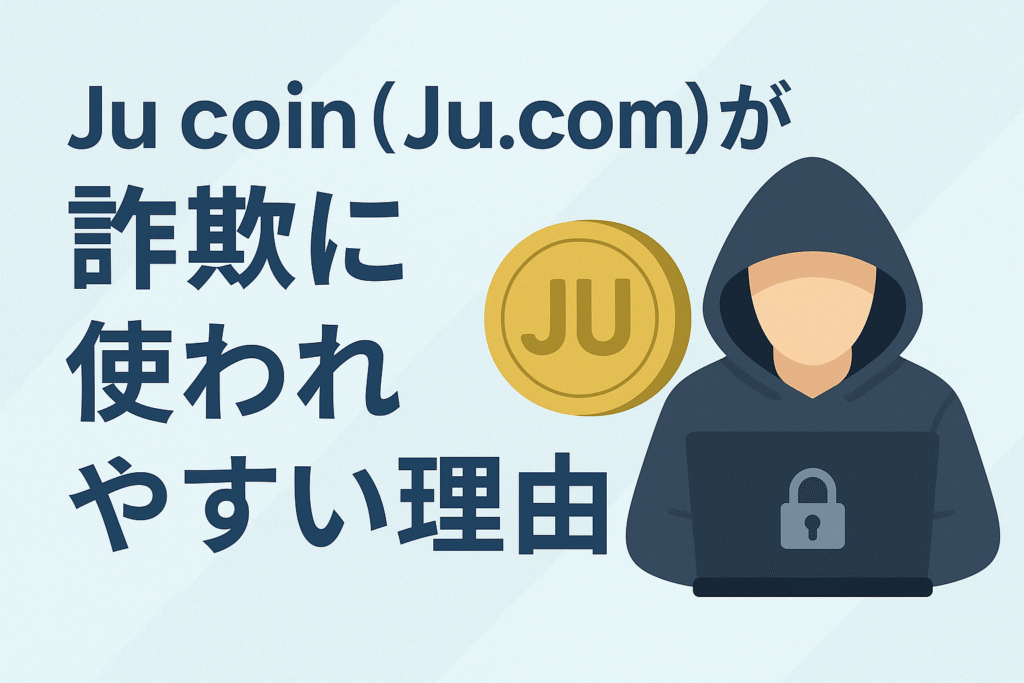 Ju coin(Ju.com)が詐欺に使われやすい理由