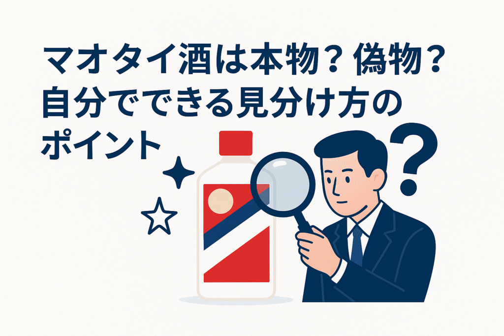マオタイ酒は本物？偽物？自分でできる見分け方のポイント